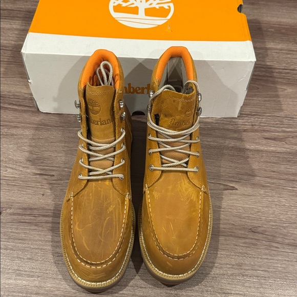 Timberland redwood falls moc toe boot wheat mens 8.5 BL - Picture 2 of 6